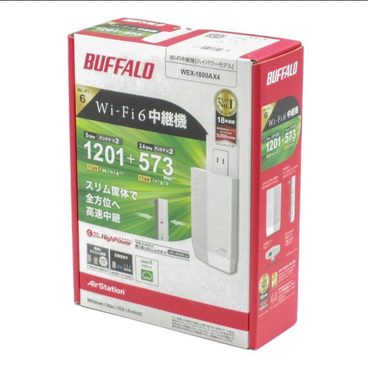 未開封品 BUFFALO Wi-Fi6 中継器 WEX-1800AX4 中古 a1