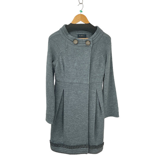 CLASS Roberto Cavalli クラスロベルトカヴァリ ノーカラーコート 6 Mサイズ 中古 1