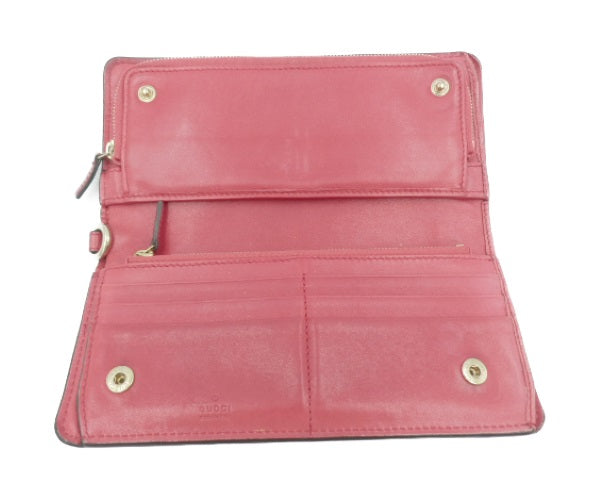 GUCCI GGシマ 2つ折り ファスナー 長財布 256930 中古 1