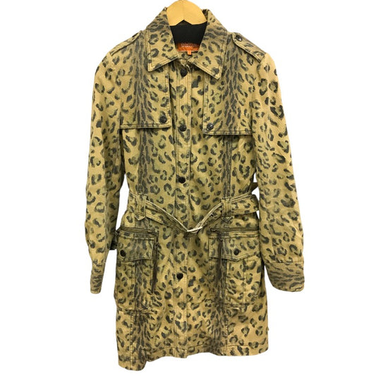 KORS MICHAEL KORS ライナー付き レオパード柄 コート レディース ベージュ 4 中古 1