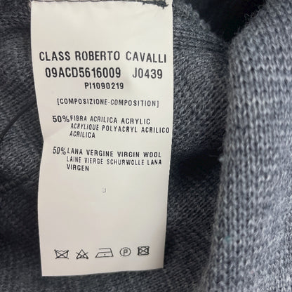CLASS Roberto Cavalli クラスロベルトカヴァリ ノーカラーコート 6 Mサイズ 中古 1