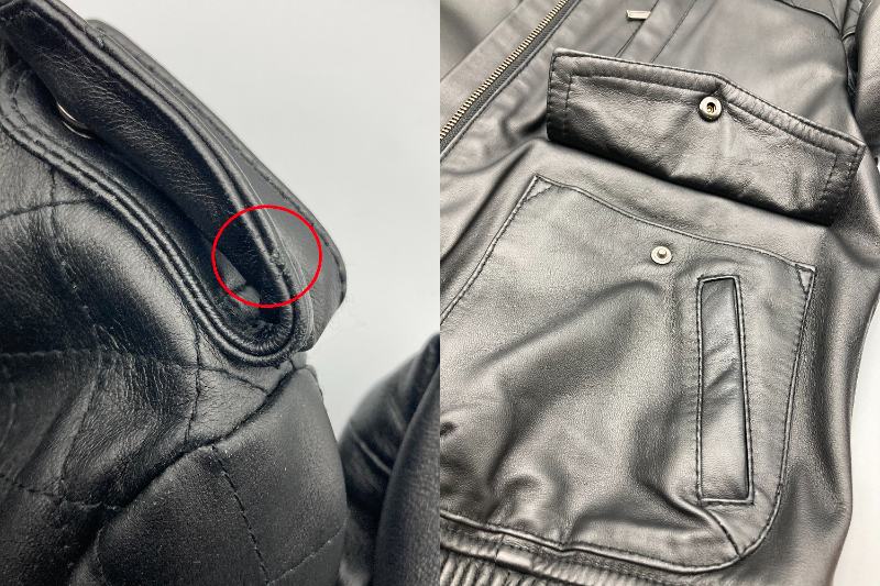 JILL STUART ジルスチュアート ラムレザー 羊革 ライダースジャケット 中古 4