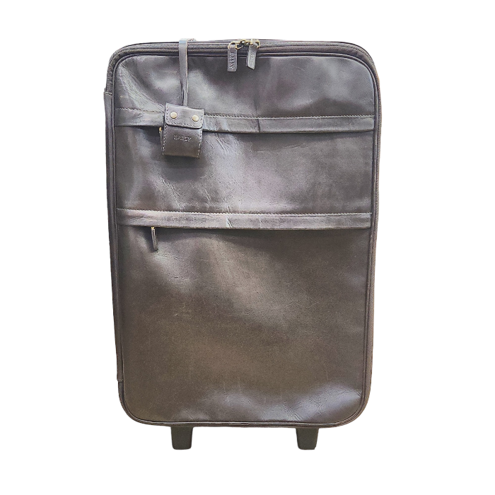 BALLY バリー レザー スーツケース ブラウン キャリーケース バッグ 旅行鞄 中古 1