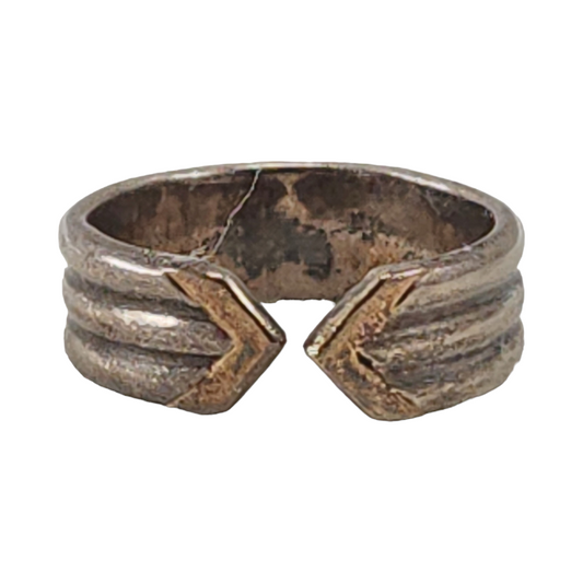 K10/シルバー925 コンビリング 9号 中古 1