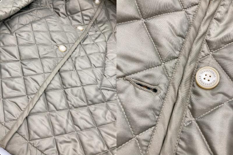 Traditional Weatherwear トラディショナル ウェザーウェア 中綿  キルティングコート 中古 4