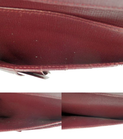 Cartier カルティエ マストドゥ カルティエ レザー 二つ折り長札入れ 中古 1