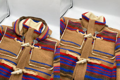 Bark バーク ウール混 ダッフルコート 中古 4