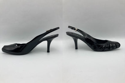 GIORGIO ARMANI ジョルジオアルマーニ  バックストラップ パンプス 中古 4