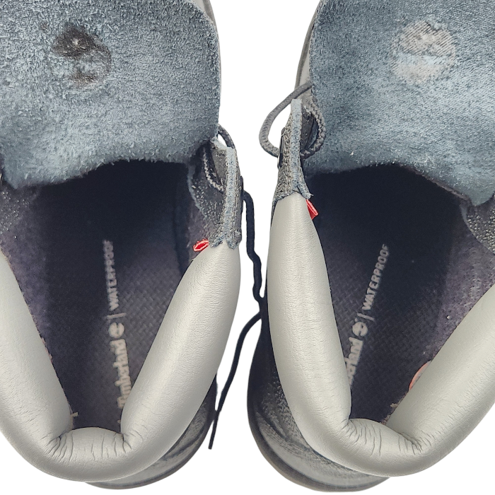 Timberland 6inch ワークブーツ ジュニア レディース WATERPROOF ブラック 24cm A1BA4 防水 レースアップ T1