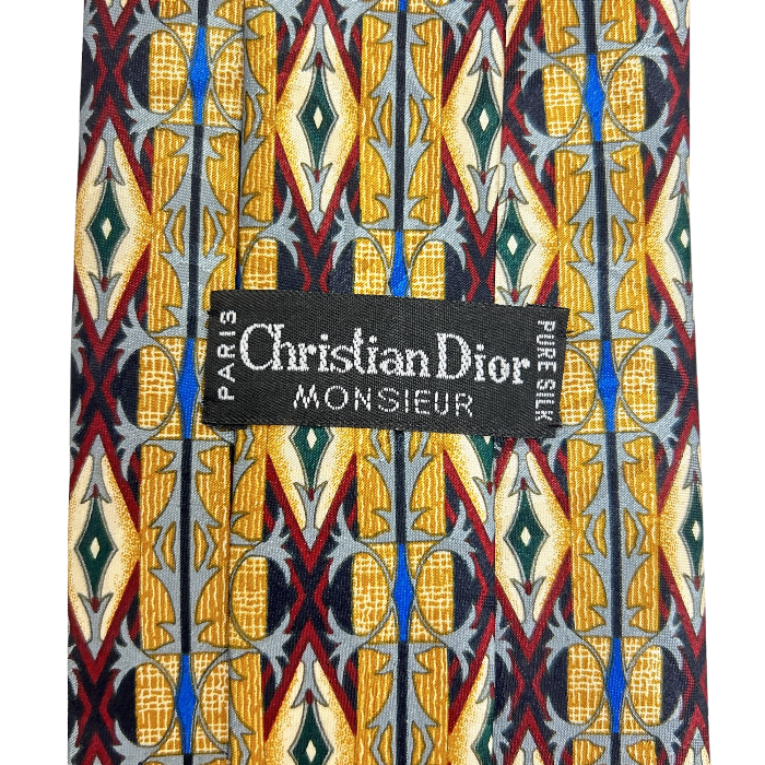 Christian Dior MONSIEUR クリスチャンディオール ムッシュ 総柄 ネクタイ 中古 1