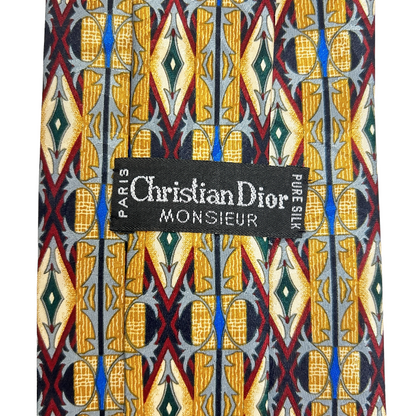Christian Dior MONSIEUR クリスチャンディオール ムッシュ 総柄 ネクタイ 中古 1