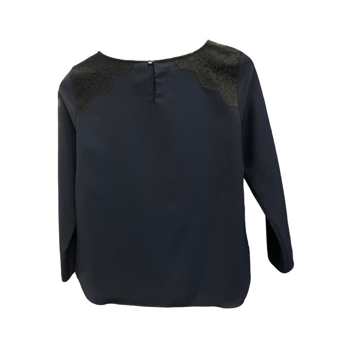 ANAYI アナイ レース ブラウス 101727-13-65-380 レディース 38(M) ネイビー 中古 1