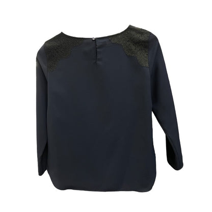 ANAYI アナイ レース ブラウス 101727-13-65-380 レディース 38(M) ネイビー 中古 1