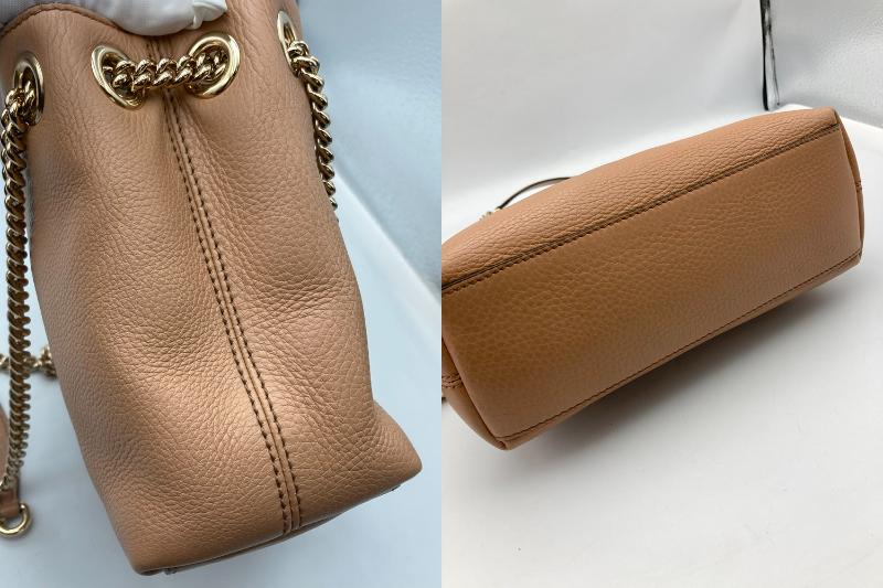 GUCCI グッチ ソーホー チェーン ショルダーバッグ レディース ベージュ 498879 中古 4