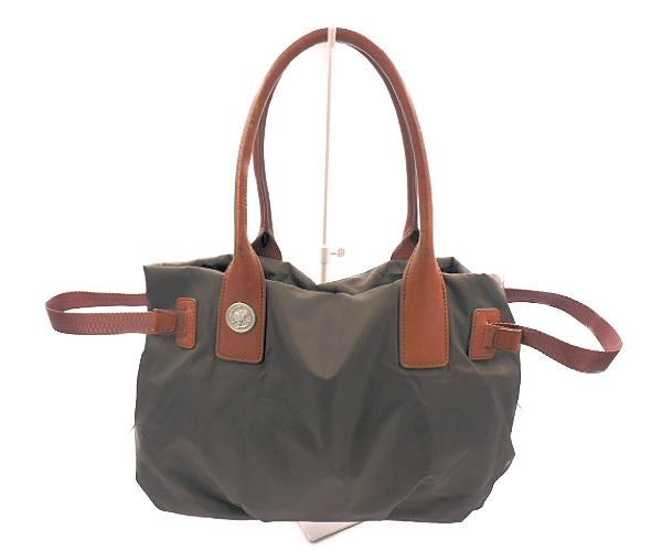 HUNTING WORLD ハンティングワールド ナイロン レザー トートバッグ 中古 1