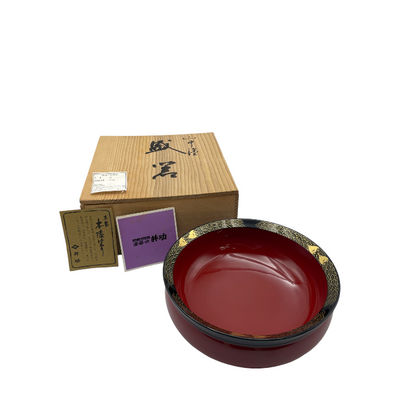漆器の井助 木製 山中塗 盛鉢 中古 4