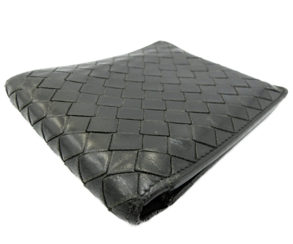 BOTTEGA VENETA ボッテガヴェネタ イントレチャート レザー 二つ折り札入れ 中古 1