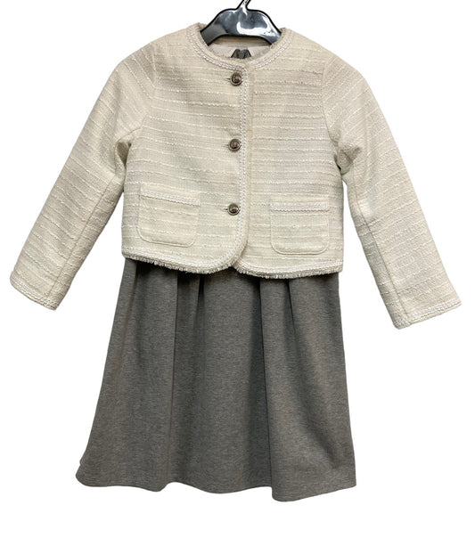 GREEN LABEL RERAXING グリーンレーベルリラクシング キッズ ツイード ワンピースセット 中古 4