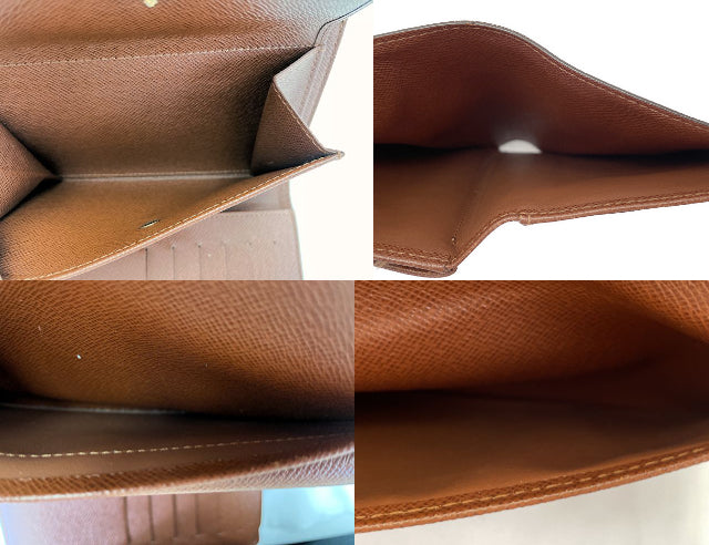 LOUIS VUITTON ルイヴィトン モノグラム ポルトトレゾール エテュイ シェキエ M61200 中古 送料無料 中古 1