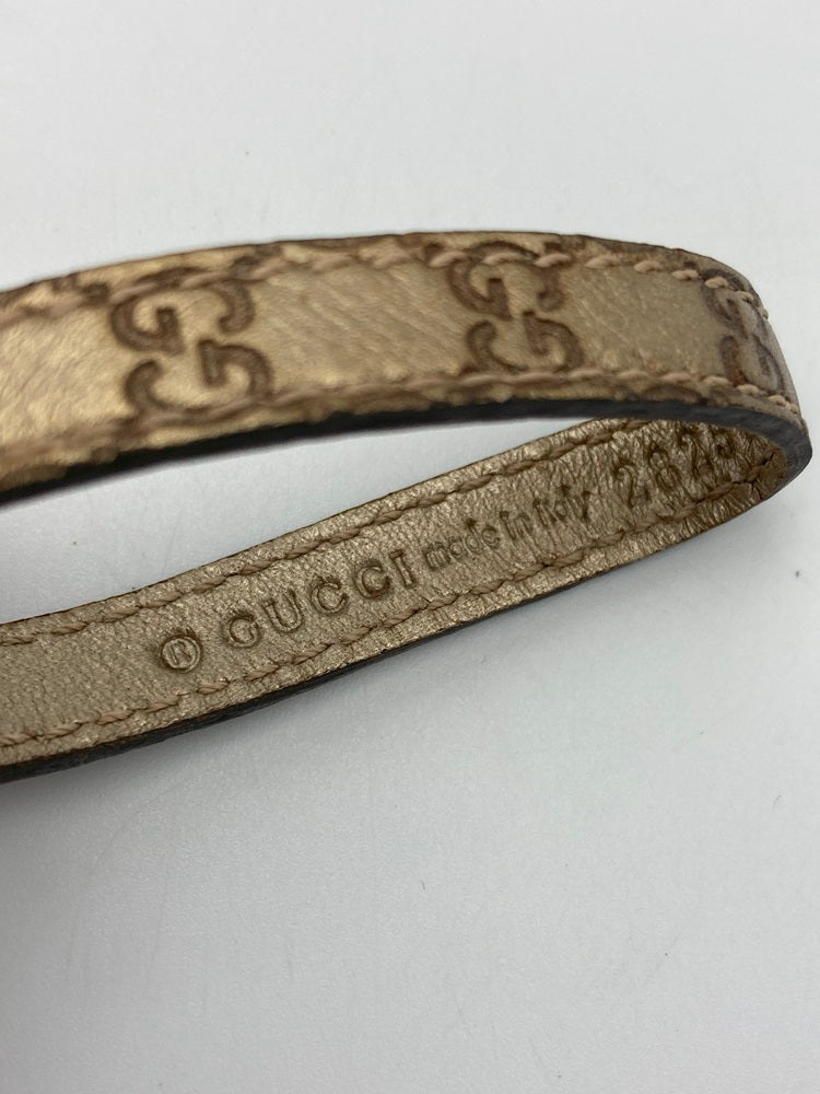 GUCCI グッチ マイクログッチシマ ハート 携帯ストラップ 282562 中古 4