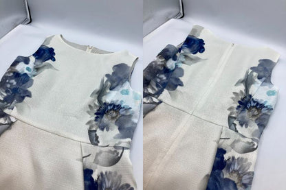 GRACE CONTINENTAL グレースコンチネンタル パターンフラワーOP ノースリーブワンピース 中古 4