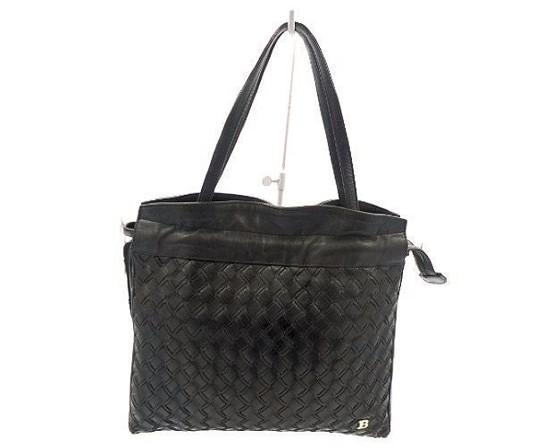 BALLY バリー レザー 編み込み ハンドバッグ 中古 1