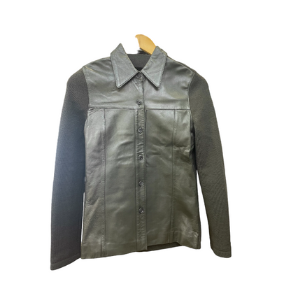 アンテプリマ レザー ウール ジャケット 40 中古 4