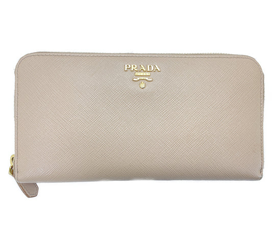PRADA プラダ サフィアーノ ラウンドファスナー 長財布 中古 1