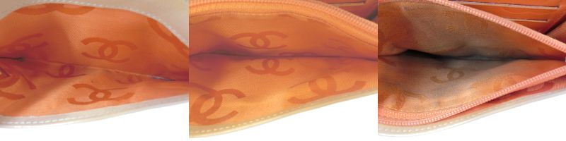 CHANEL シャネル カンボンライン レザー 二つ折り財布 中古 1