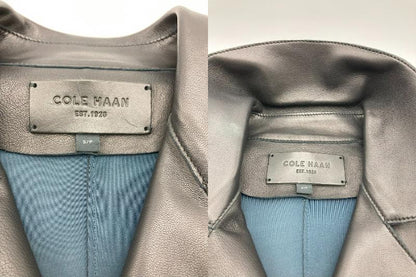 COLE HAAN コールハーン ラムレザー ライダースジャケット T10321 中古 4