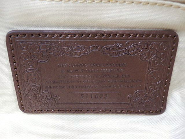 HUNTING WORLD ハンティングワールド ナイロン セカンドバッグ 中古 1