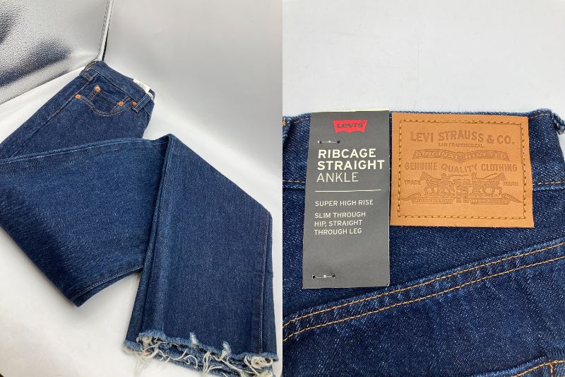 LEVI'S PREMIUM リーバイス プレミアム RIBCAGE STRAIGHT ANKLE デニムパンツ 中古 4