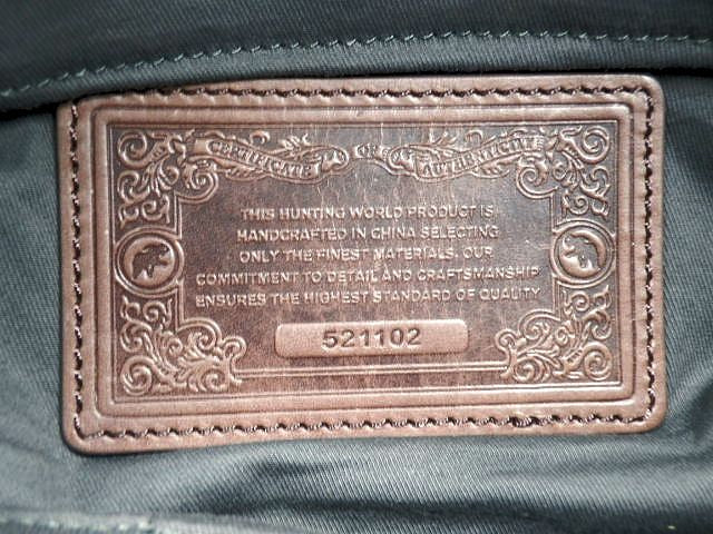 HUNTING WORLD ハンティングワールド ナイロン レザー トートバッグ 中古 1