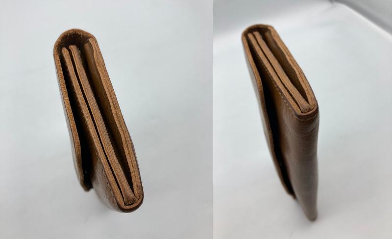 IL BISONTE イルビゾンテ レザー ２つ折り長財布 中古 4
