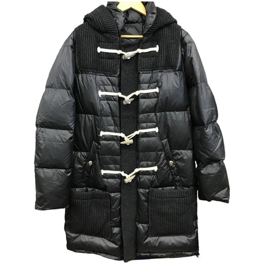 BBR ビービーアール BARKB-RULES ダウン ニットダッフルコート メンズ S ブラック/グレー 中古 1