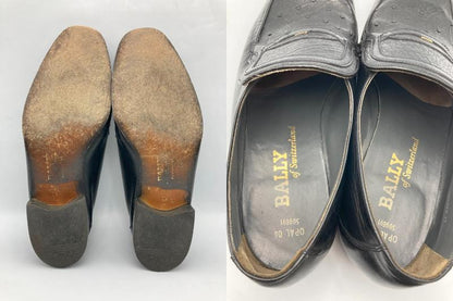 BALLY バリー オーストリッチ ローファー メンズ ブラック 中古 4